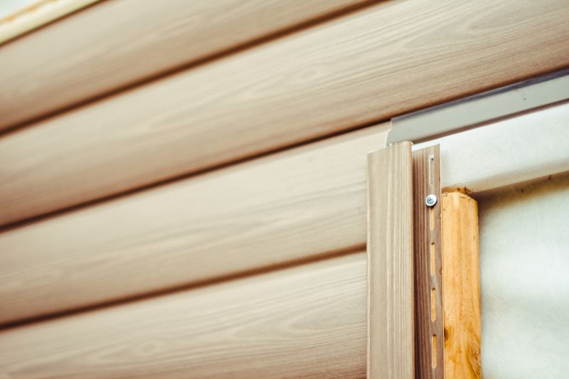 Faux Wood Siding Installation